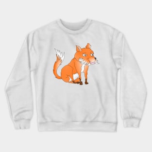 Bushy Tailed Fox Crewneck Sweatshirt